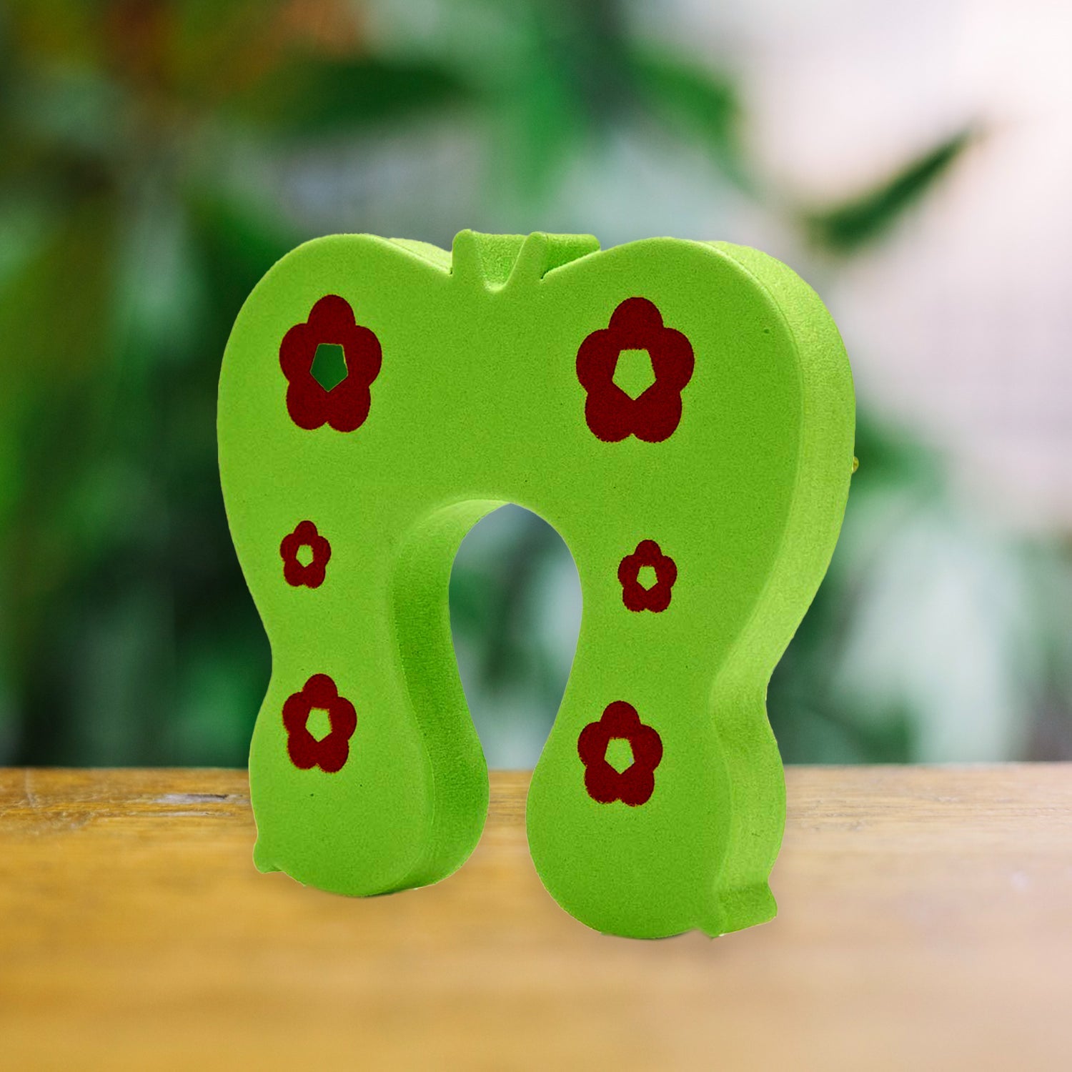 Soft foam door guard for kids, cute animal-shaped, keeps doors secure Soft foam door guard for kids, cute animal-shaped, keeps doors secure
